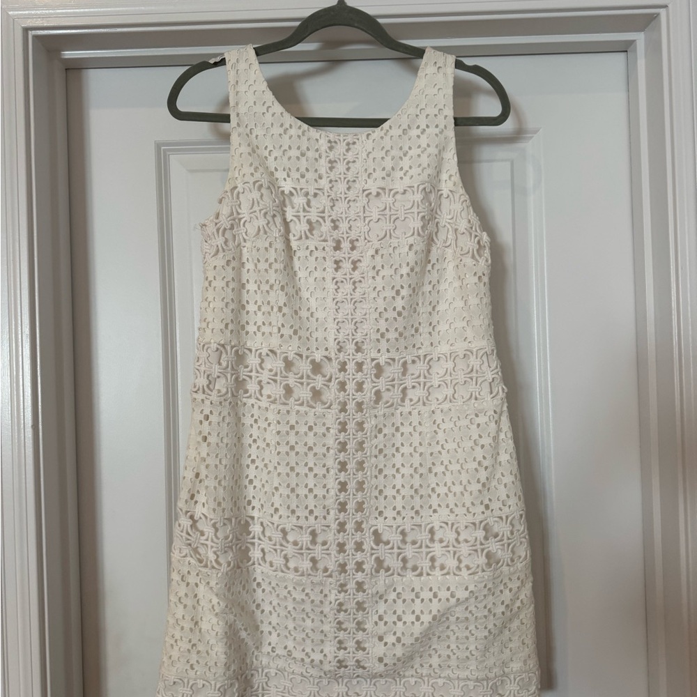 Lilly Pulitzer Cream Lace Mini Dress